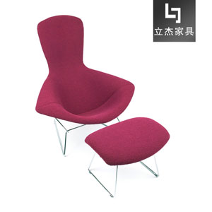 伯托埃高背钻石椅Bertoia-lounge-chair