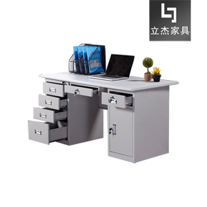 钢制铁皮办公桌员工单人电脑桌子SWD-02